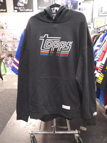 2025 MITCHELL & NESS TOPPS HERITAGE HOODED SWEATSHIRT SIZE LARGE!