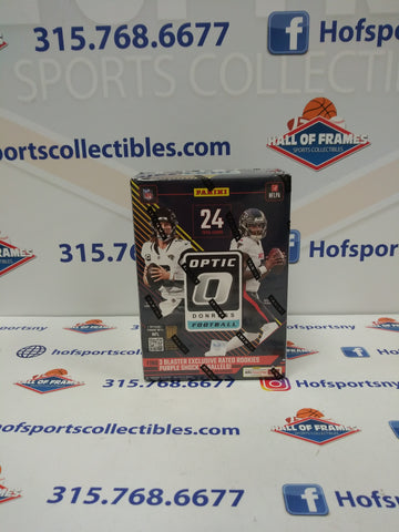 2024 PANINI DONRUSS OPTIC FOOTBALL BLASTER BOX! PURPLE SHOCK RATED ROOKIES! DOWNTOWS!
