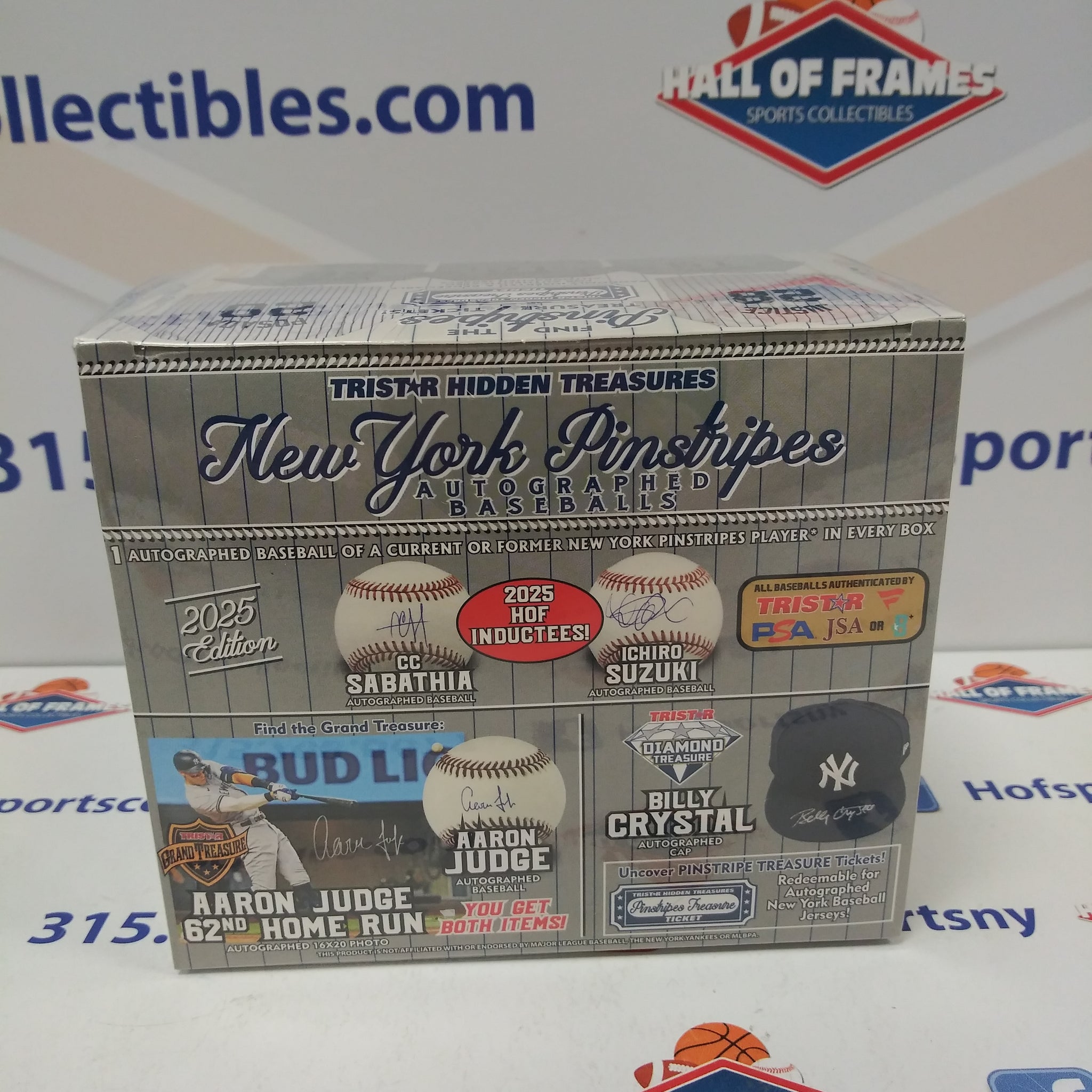 2025 TRISTAR NEW YORK YANKEES PINSTRIPES AUTOGRAPHED MYSTERY BASEBALL EDITION BOX!