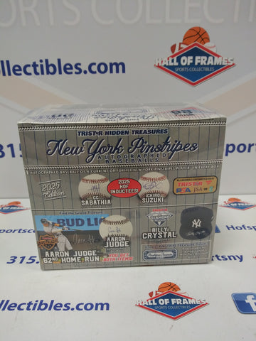 2025 TRISTAR NEW YORK YANKEES PINSTRIPES AUTOGRAPHED MYSTERY BASEBALL EDITION BOX!