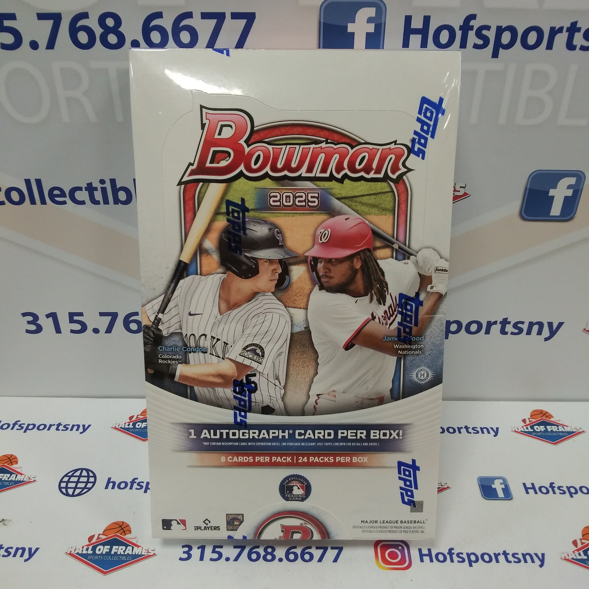 2025 BOWMAN BASEBALL HOBBY BOX! 1 AUTO!