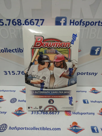 2025 BOWMAN BASEBALL HOBBY BOX! 1 AUTO!