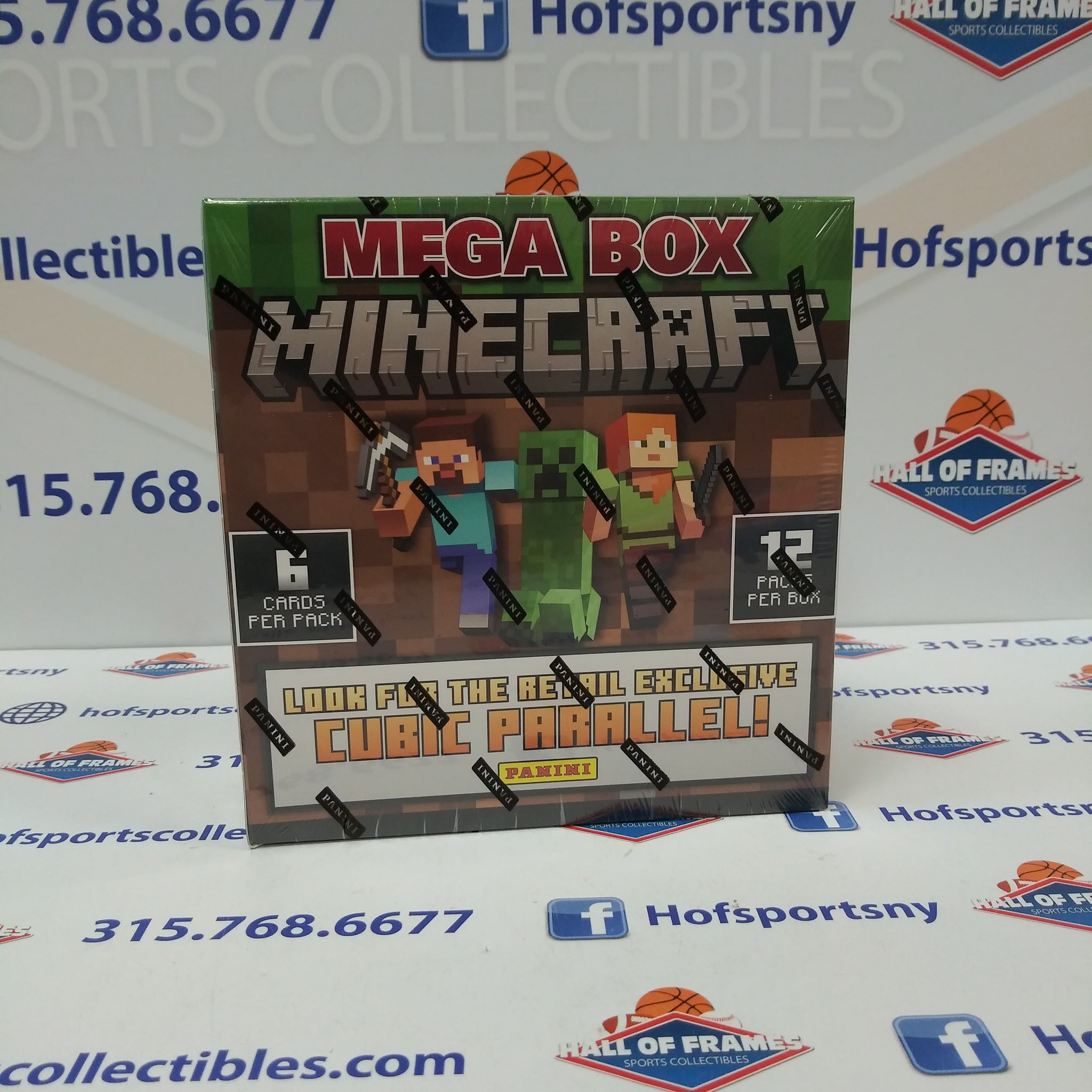 2024 PANINI MINECRAFT MEGA BOX! 12 PACKS! LOOK FOR COLOR BLAST!