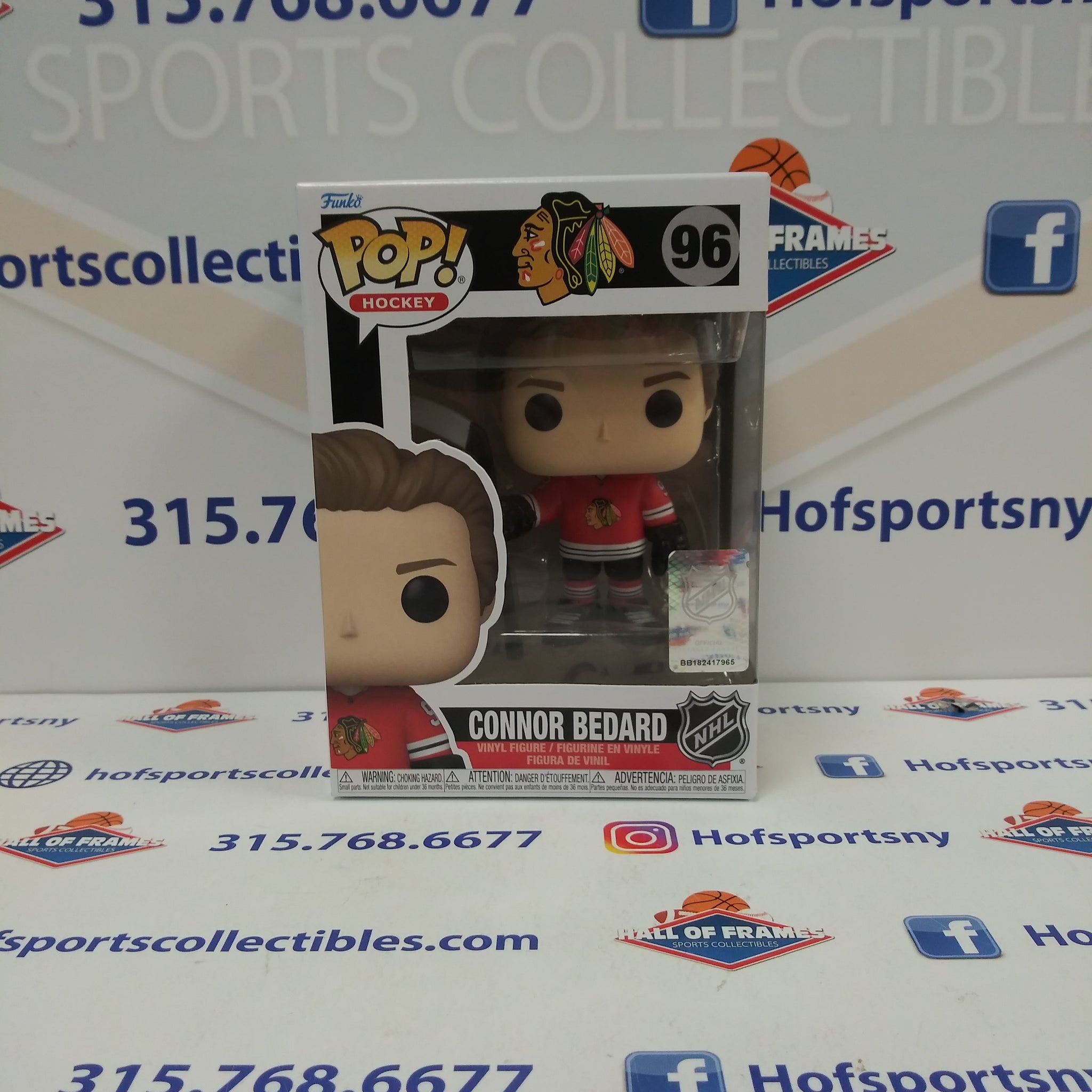 CONNOR BEDARD CHICAGO BLACKHAWKS NHL FUNKO POP #96!