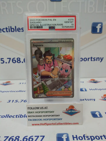 2023 POKEMON PALDEA EVOLVED SAGUARO SIR #270 PSA 10 GEM MINT!