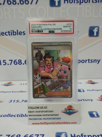 2023 POKEMON PALDEA EVOLVED SAGUARO SIR #270 PSA 10 GEM MINT!