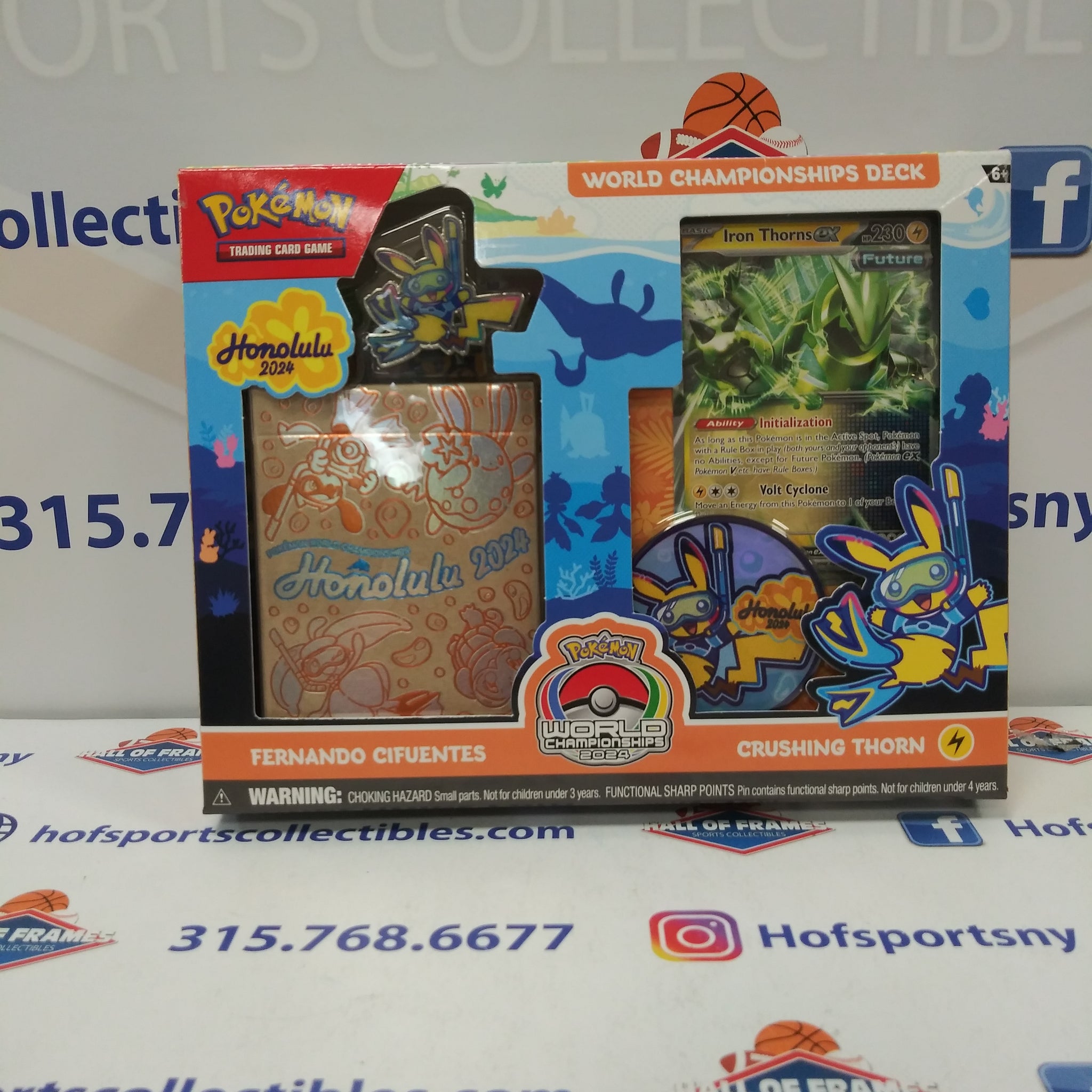 2024 POKEMON HONOLULU WORLD CHAMPIONSHIPS DECK FERNANDO CIFUENTES CRUSHING THORN! IRON THORNS EX!