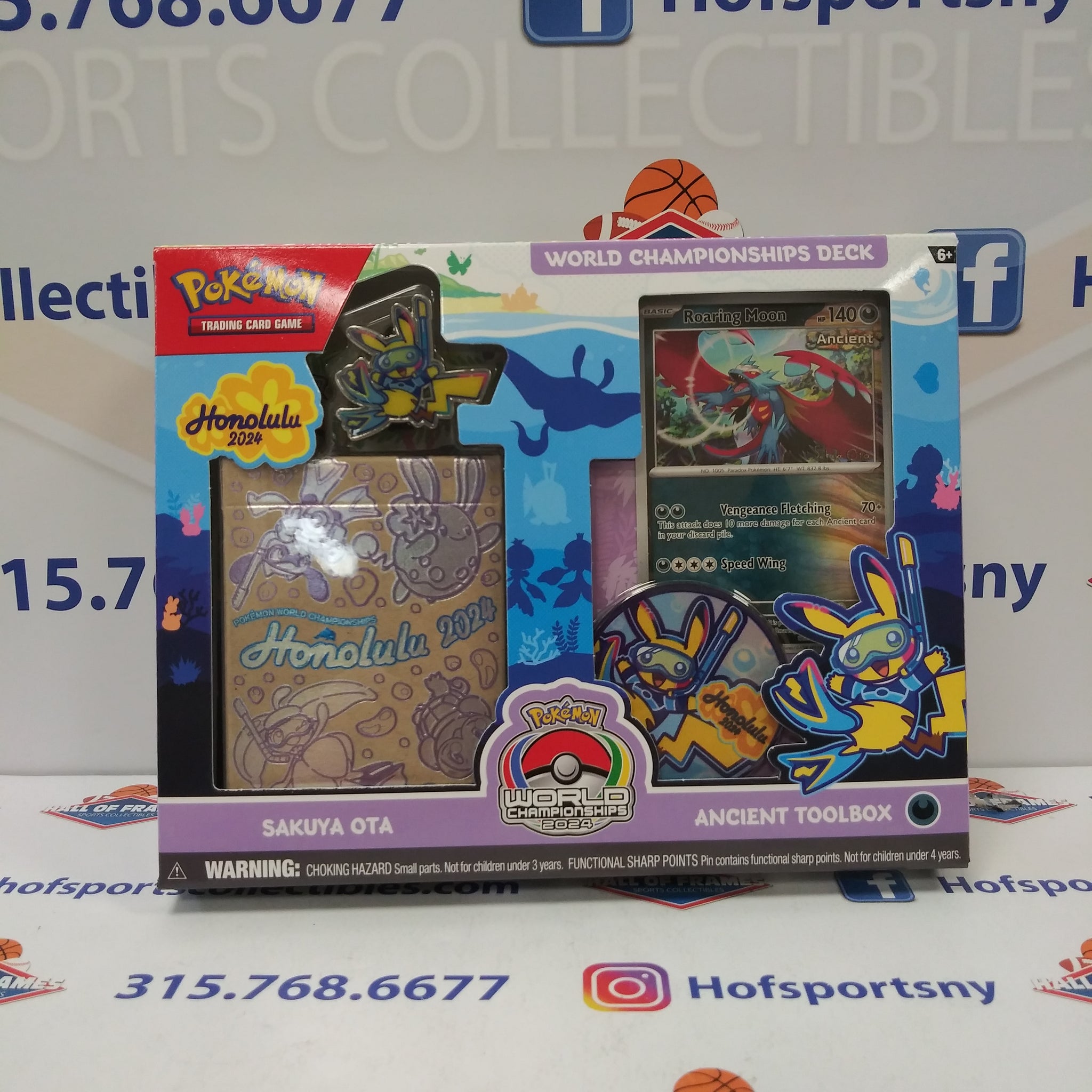 2024 POKEMON HONOLULU WORLD CHAMPIONSHIPS DECK SAKUYA OTA ANCIENT TOOLBOX! ROARING MOON!