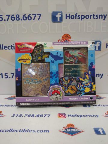 2024 POKEMON HONOLULU WORLD CHAMPIONSHIPS DECK SAKUYA OTA ANCIENT TOOLBOX! ROARING MOON!