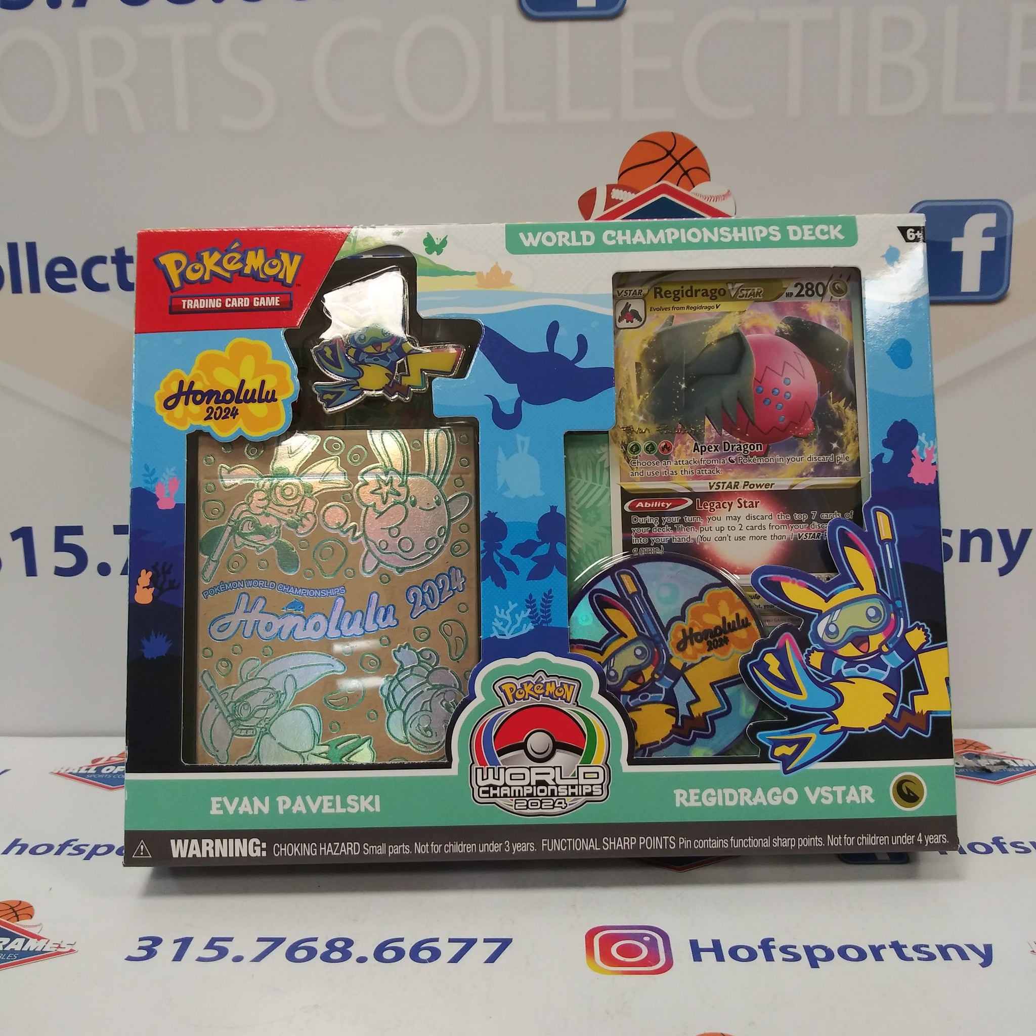 2024 POKEMON HONOLULU WORLD CHAMPIONSHIPS DECK EVAN PAVELSKI REGIDRAGO