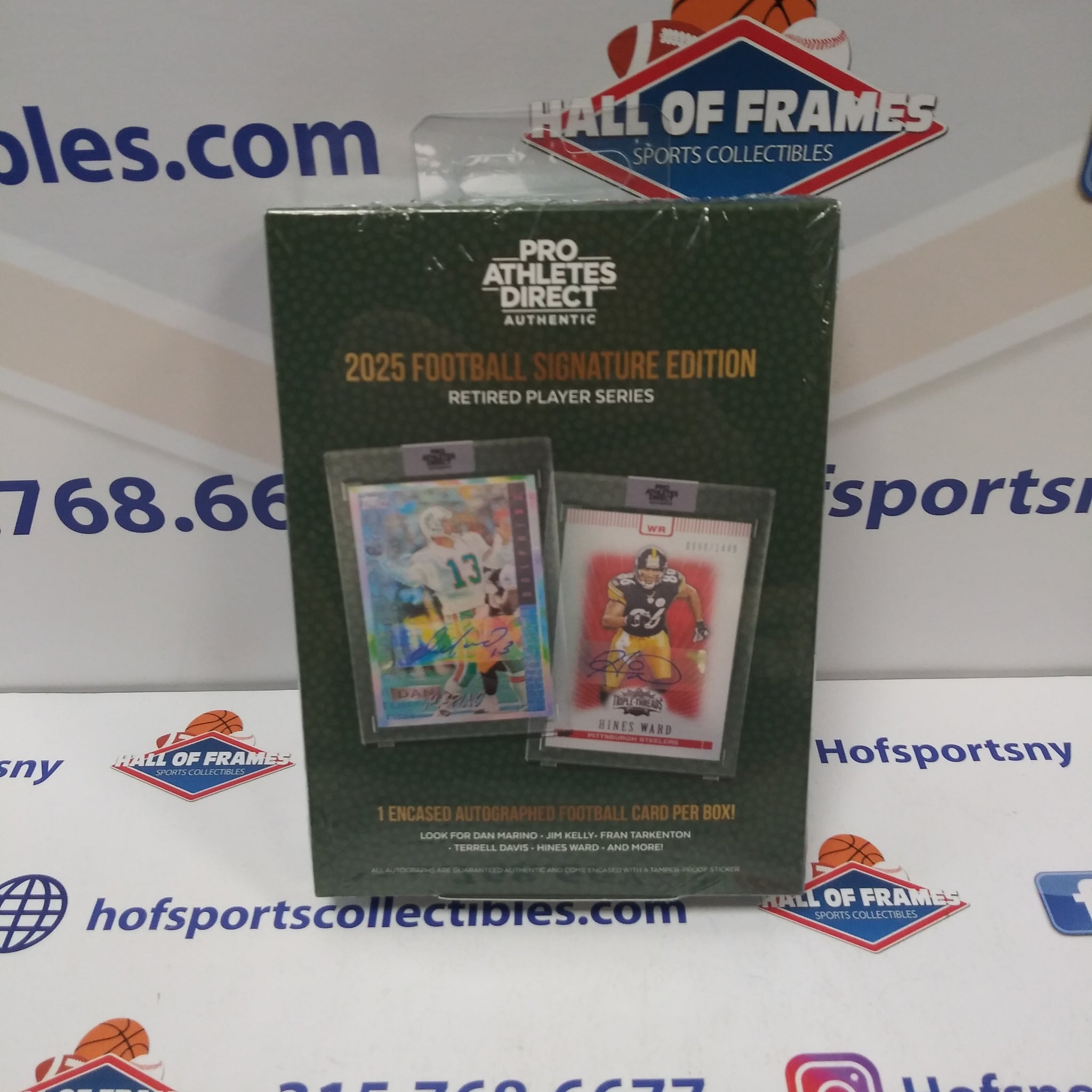2025 PULSE PRO ATHLETES DIRECT FOOTBALL SIGNATURE EDITION BOX! 1 ENCASED AUTOGRAPH CARD PER BOX!