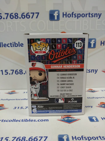 GUNNAR HENDERSON BALTIMORE ORIOLES MLB FUNKO POP #113