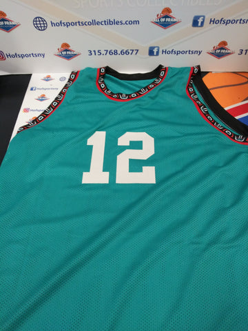 JA MORANT SIGNED MEMPHIS CUSTOM TEAL JERSEY - BECKETT HOLO