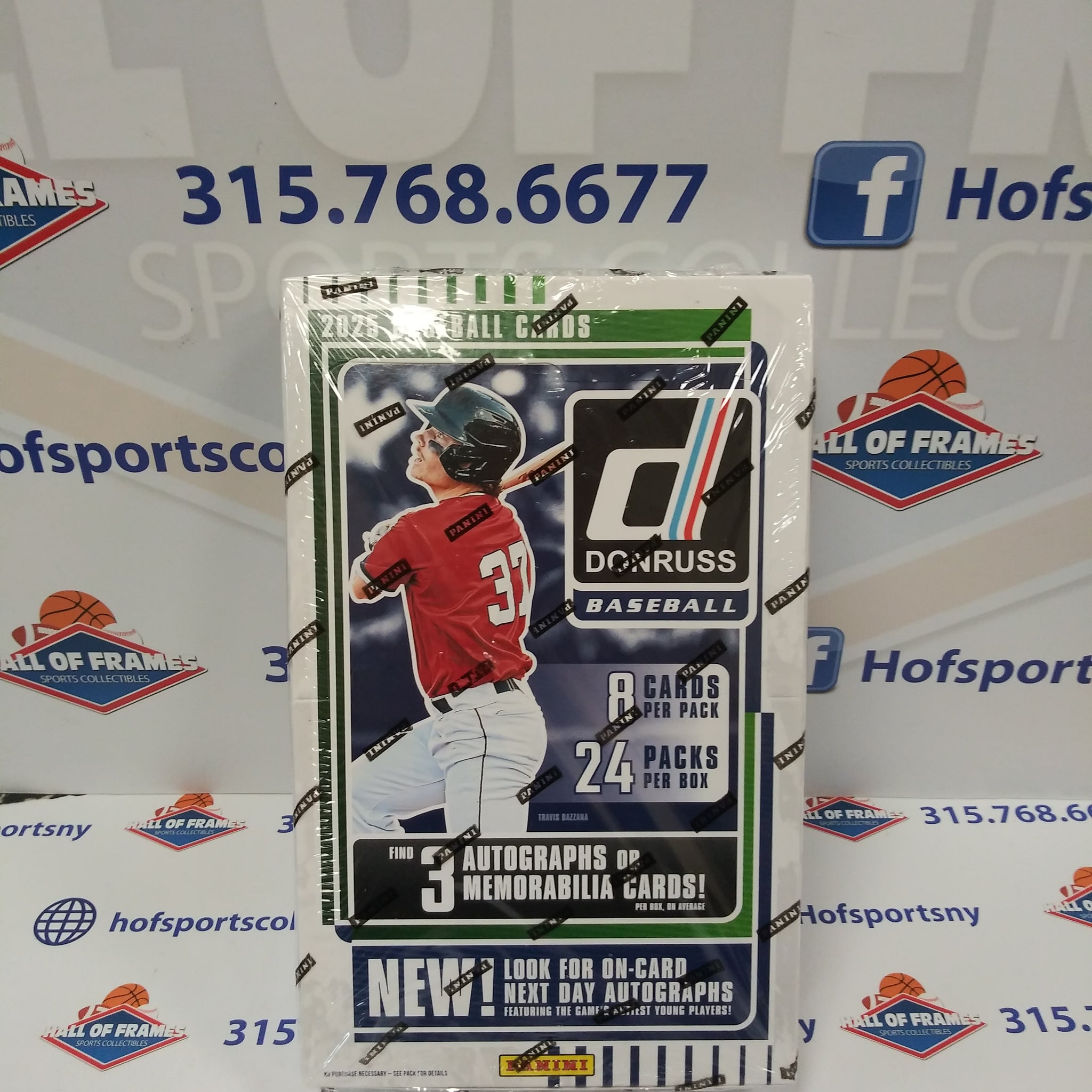 2025 DONRUSS BASEBALL HOBBY BOX! 3 HITS PER BOX!