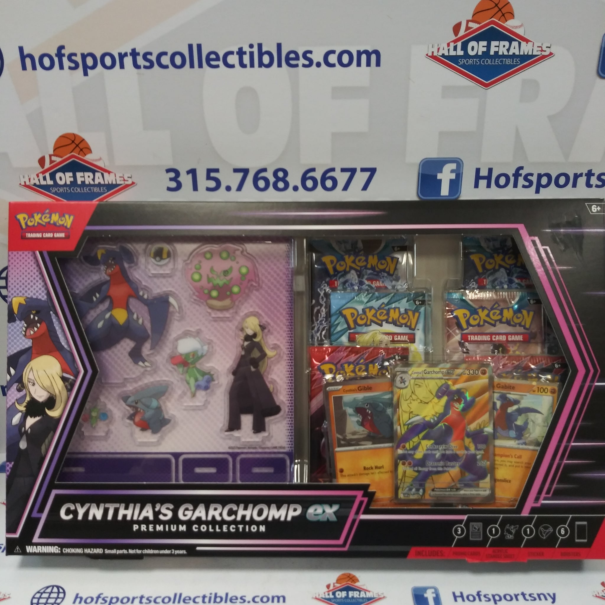 2025 POKEMON CYNTHIA'S GARCHOMP EX PREMIUM COLLECTION BOX!