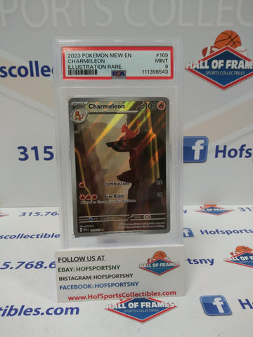 2023 POKEMON 151 CHARMELEON ILLUSTRATION RARE #169 PSA 9!