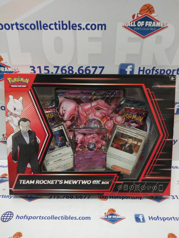 2025 POKEMON TEAM ROCKET'S MEWTWO EX BOX! 4 PACKS! 4 PROMOS!