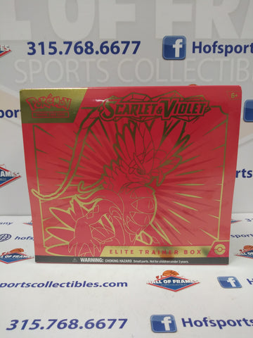 2023 POKEMON SCARLET & VIOLET ELITE TRAINER BOX KORAIDON!