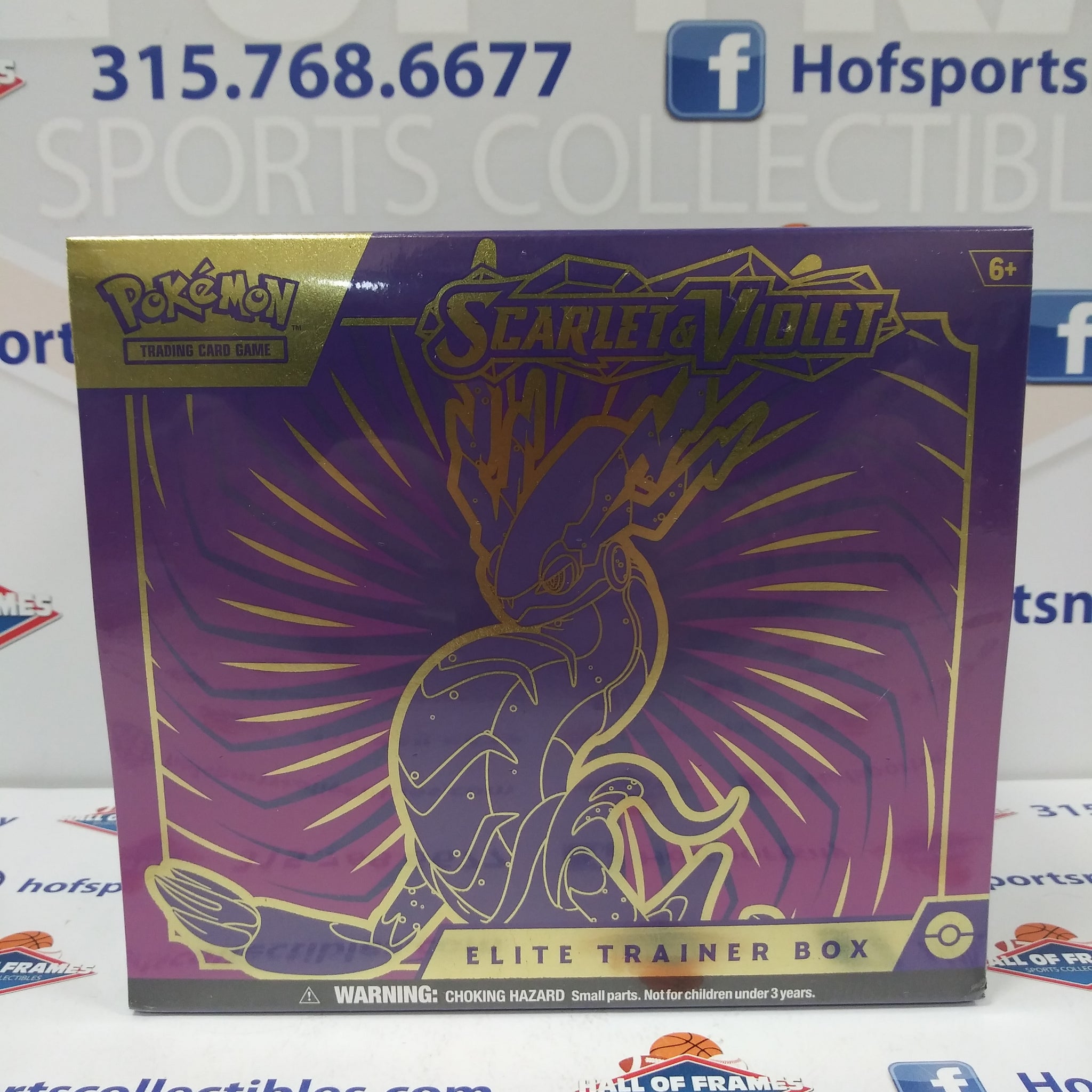 2023 POKEMON SCARLET & VIOLET ELITE TRAINER BOX MIRAIDON!