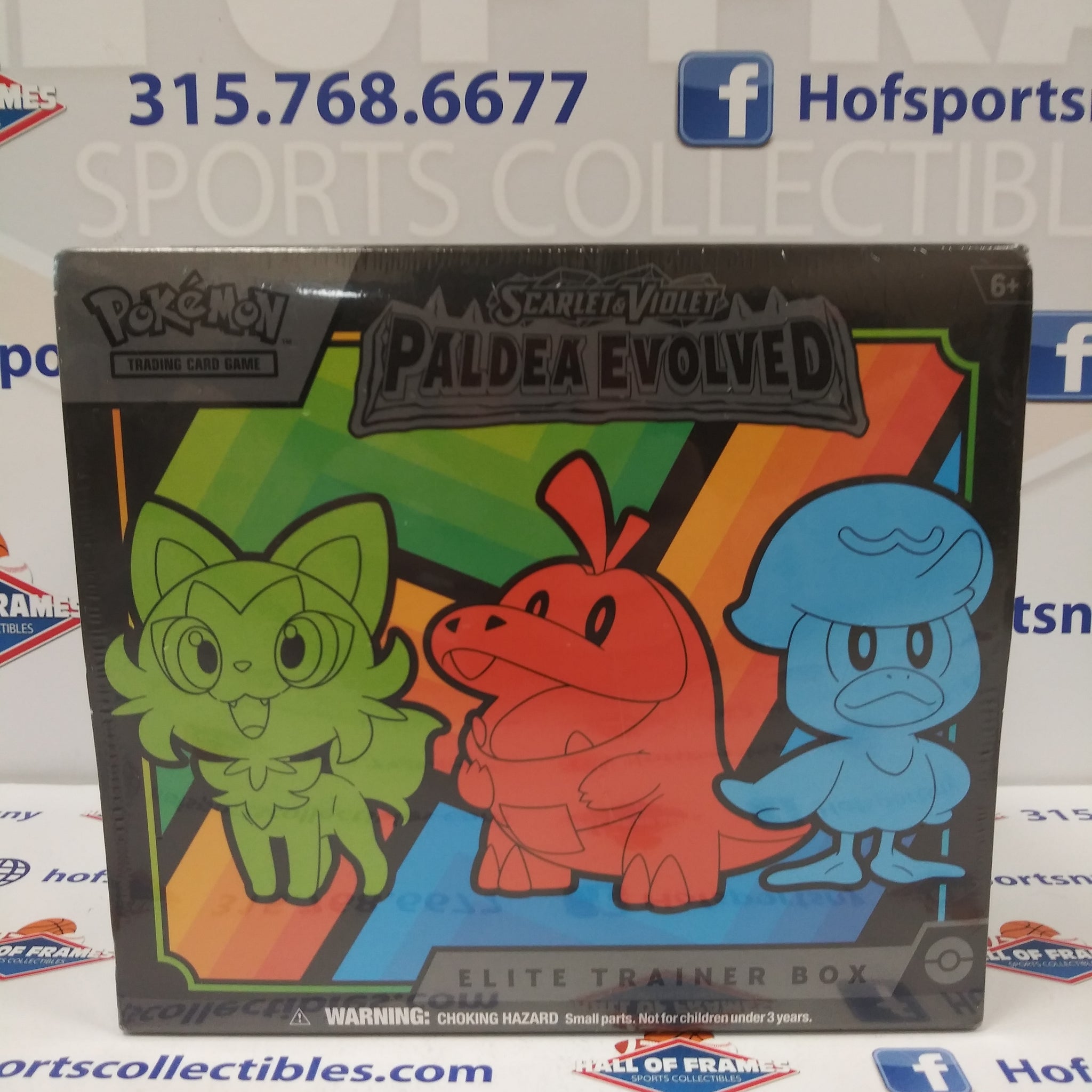 2023 POKEMON SCARLET & VIOLET PALDEA EVOLVED ELITE TRAINER BOX!