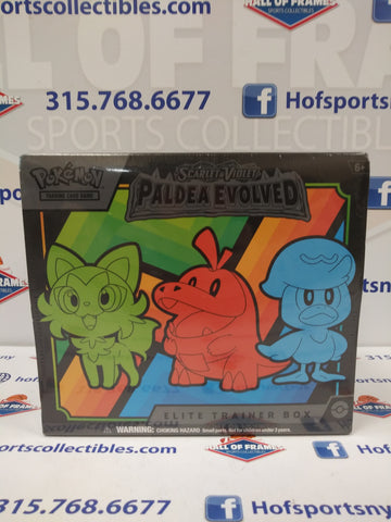 2023 POKEMON SCARLET & VIOLET PALDEA EVOLVED ELITE TRAINER BOX!