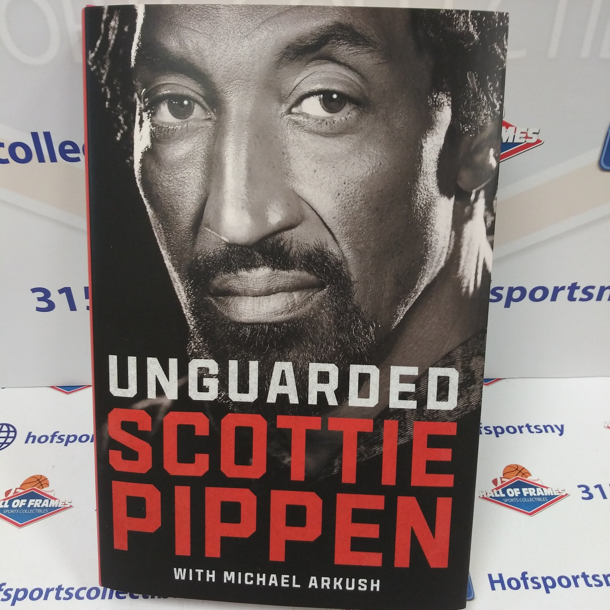 SCOTTIE PIPPEN "UNGUARDED" AUTOGRAPHED BOOK!