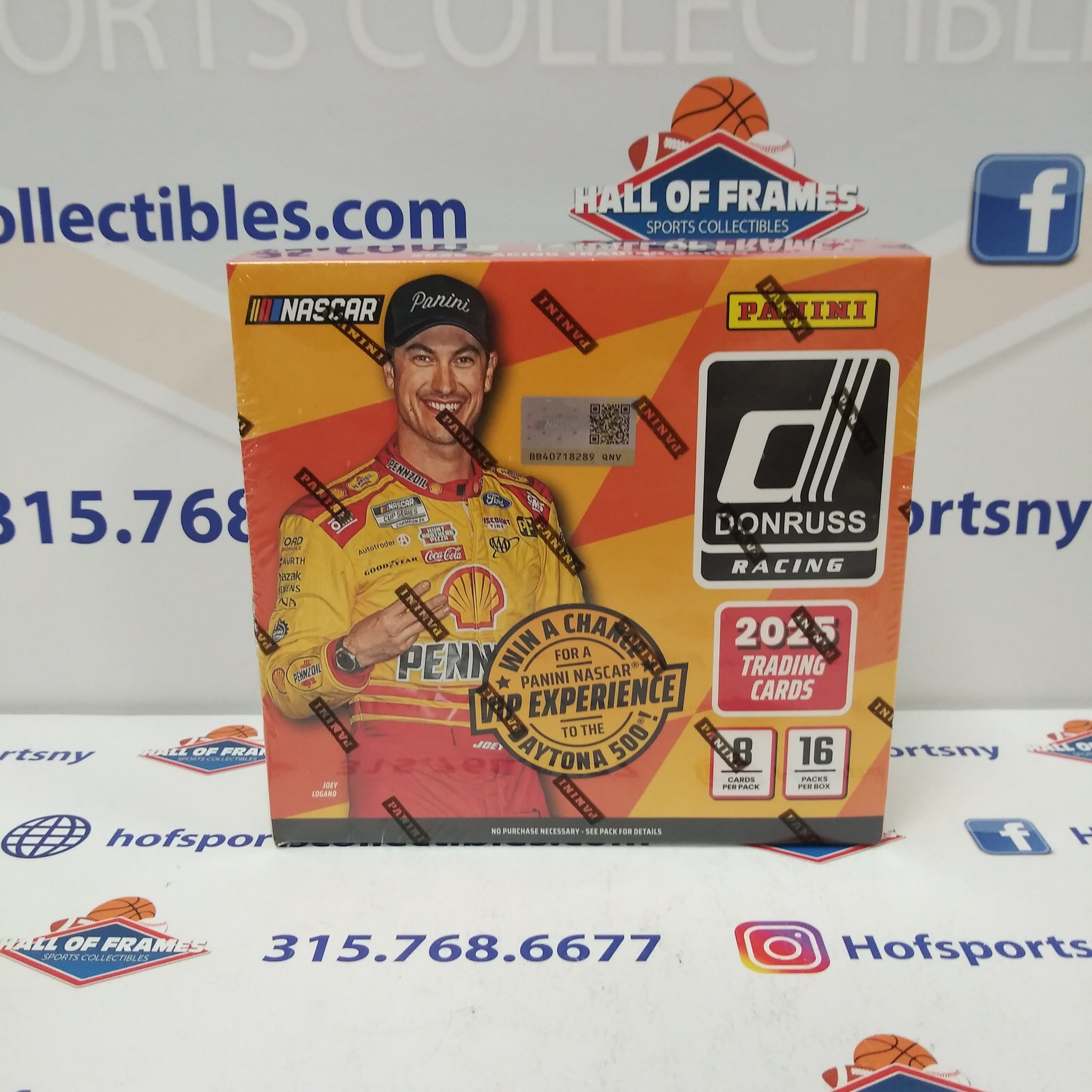 2025 PANINI DONRUSS RACING HOBBY BOX! 3 HITS PER BOX!