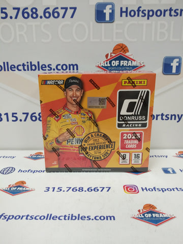 2025 PANINI DONRUSS RACING HOBBY BOX! 3 HITS PER BOX!