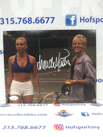 DREA DEMATTEO TENNIS SHOT SIGNED 8X10 JSA COA READ
