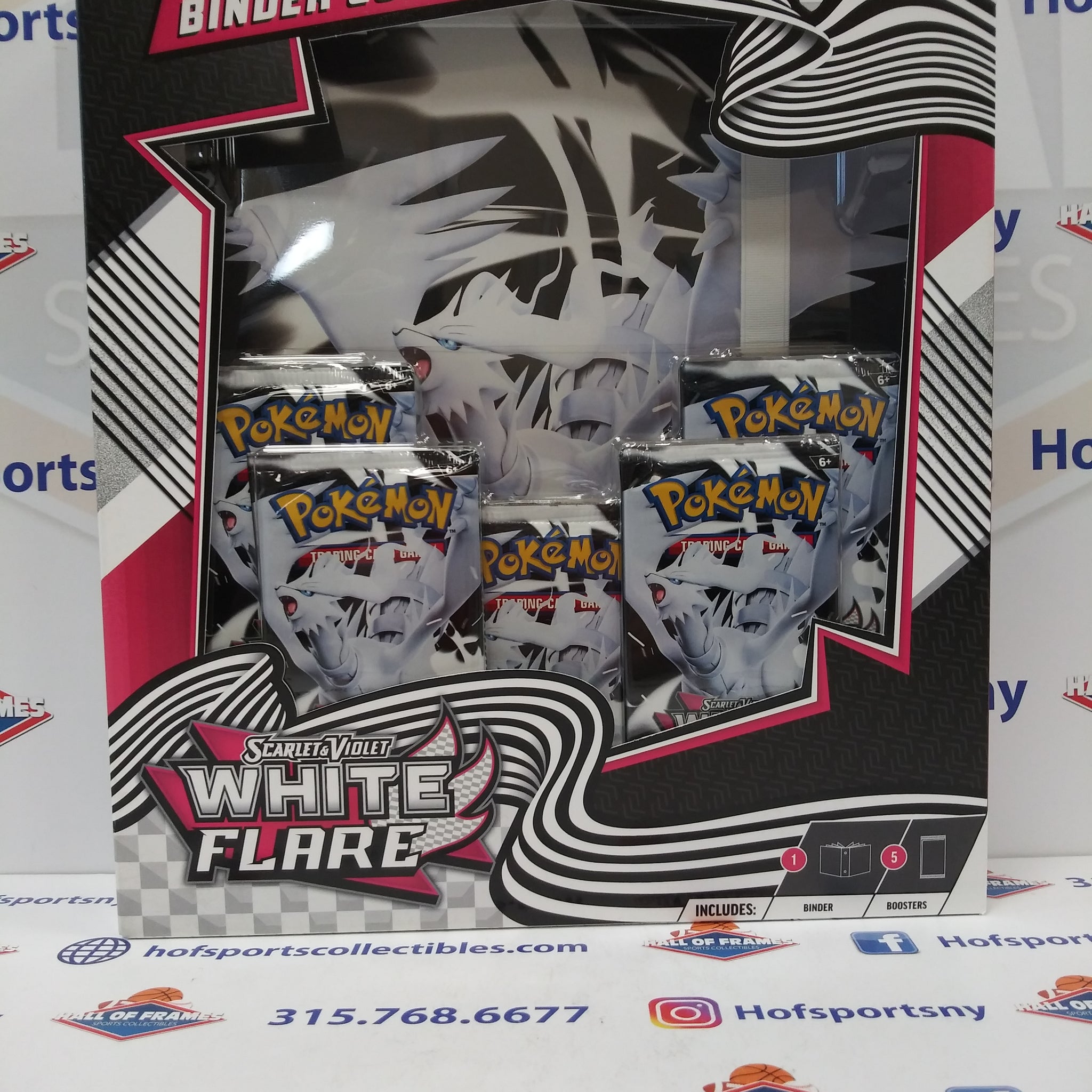2025 POKEMON SCARLET & VIOLET WHITE FLARE BINDER COLLECTION!