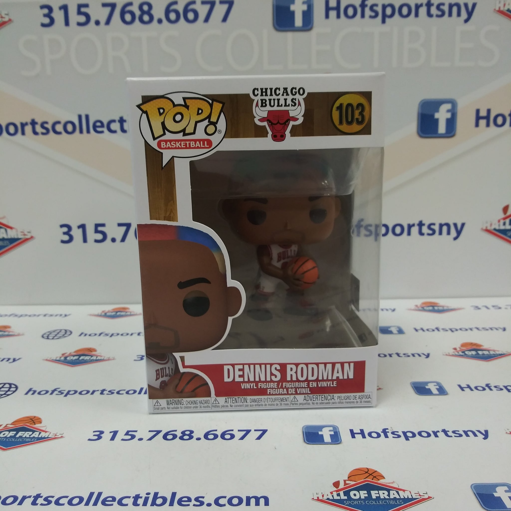 DENNIS RODMAN CHICAGO BULLS NBA FUNK POP #103!