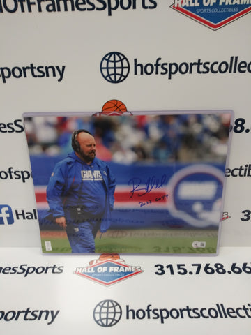 BRIAN DABOLL HEAD COACH SIGNED INSCRIBED "2022 COTY" NY GIANTS 11X14 - BAS