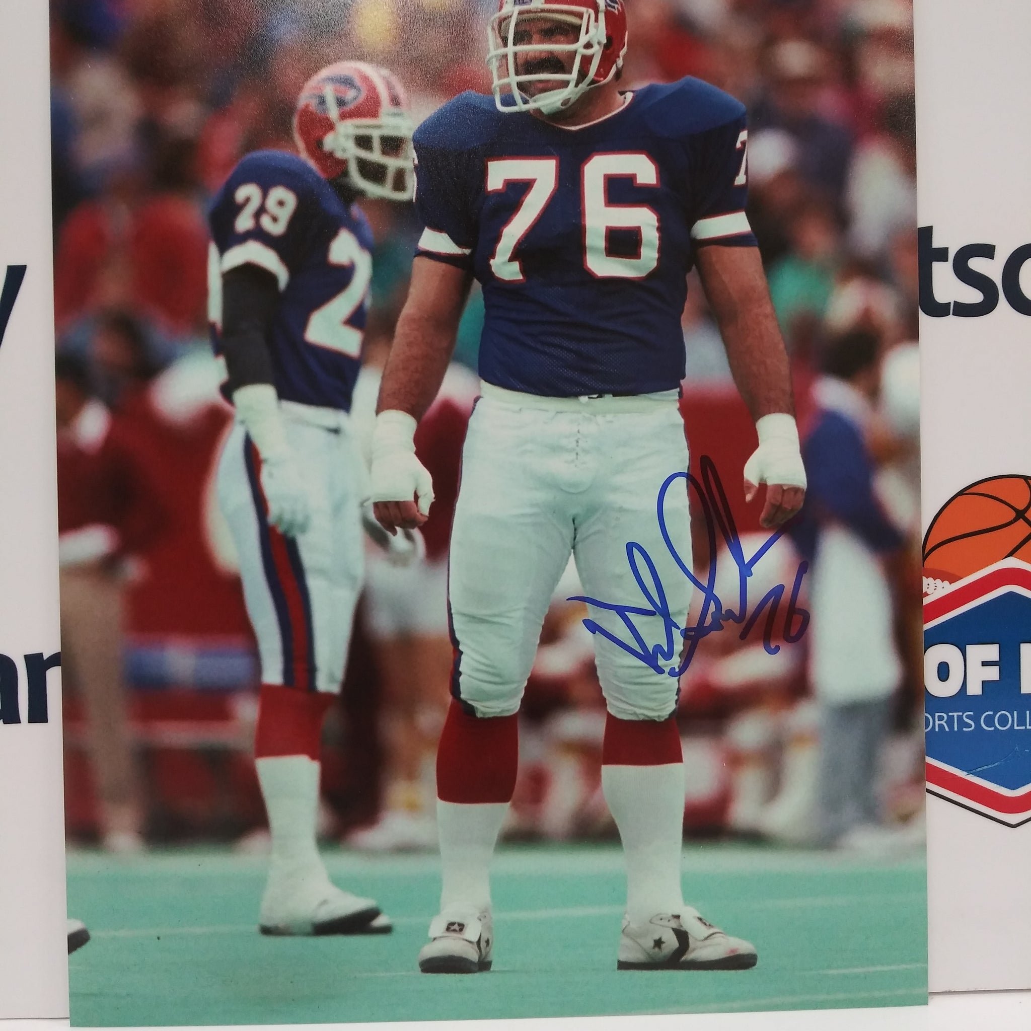 FRED SMERLAS BUFFALO BILLS SIGNED 8X10 (A) HOF COA