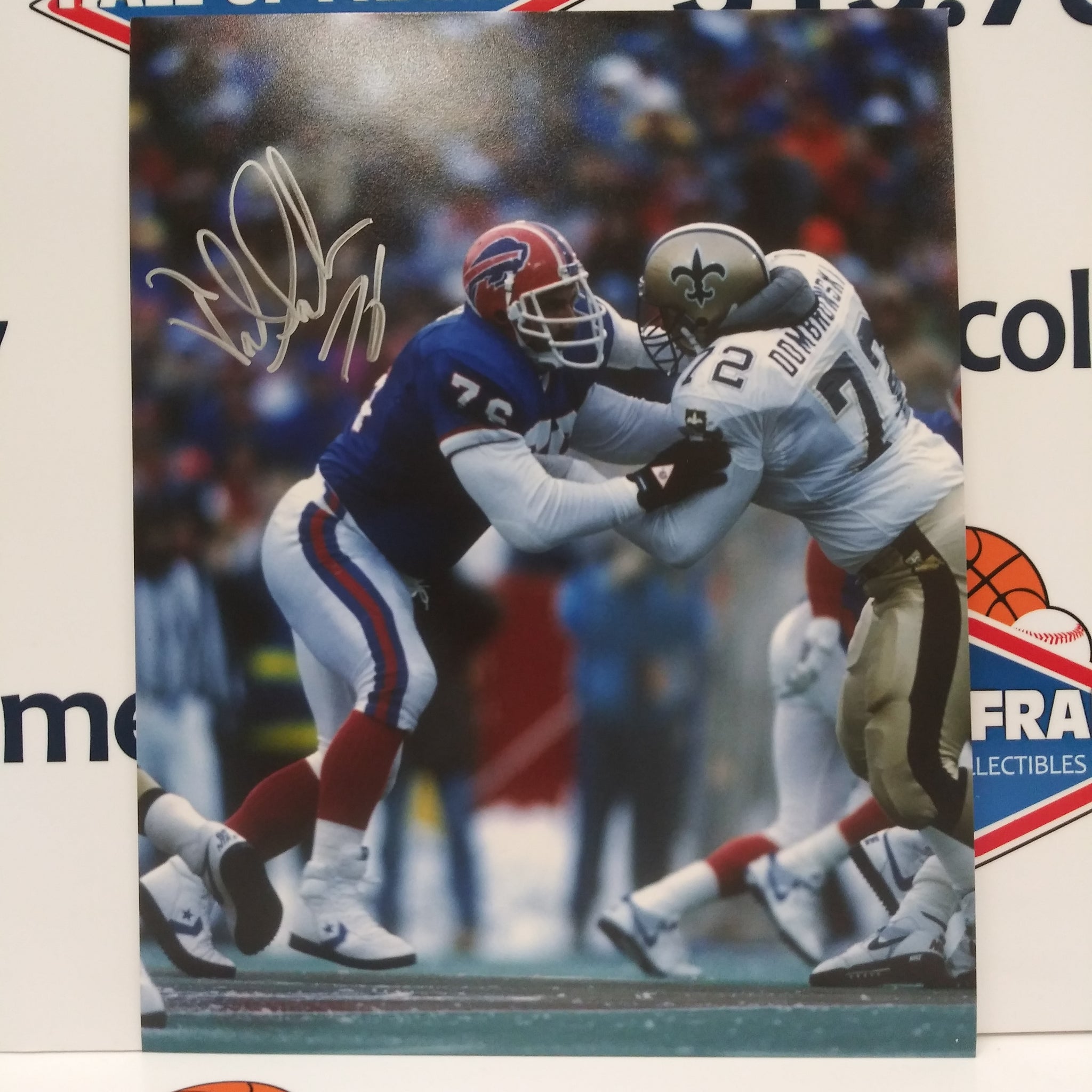 FRED SMERLAS BUFFALO BILLS SIGNED 8X10 (B) HOF COA