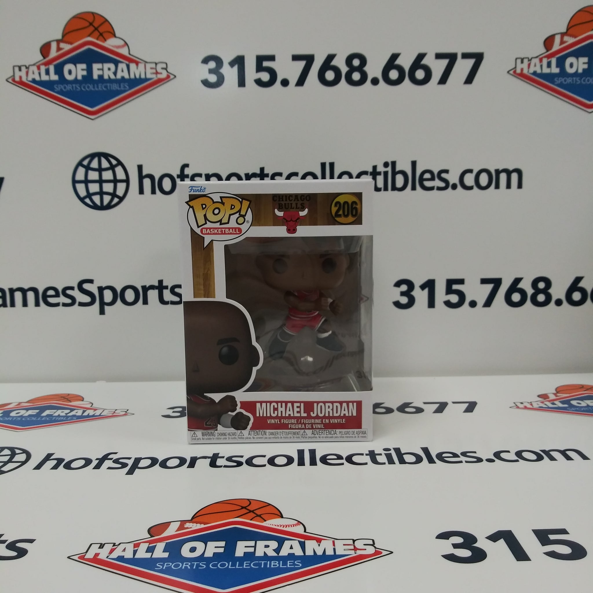 MICHAEL JORDAN CHICAGO BULLS NBA FUNKO POP #206!