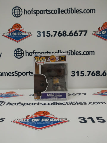 SHAQUILLE SHAQ O'NEAL 2000 WCF CELEBRATION LAKERS FUNKO POP #208!