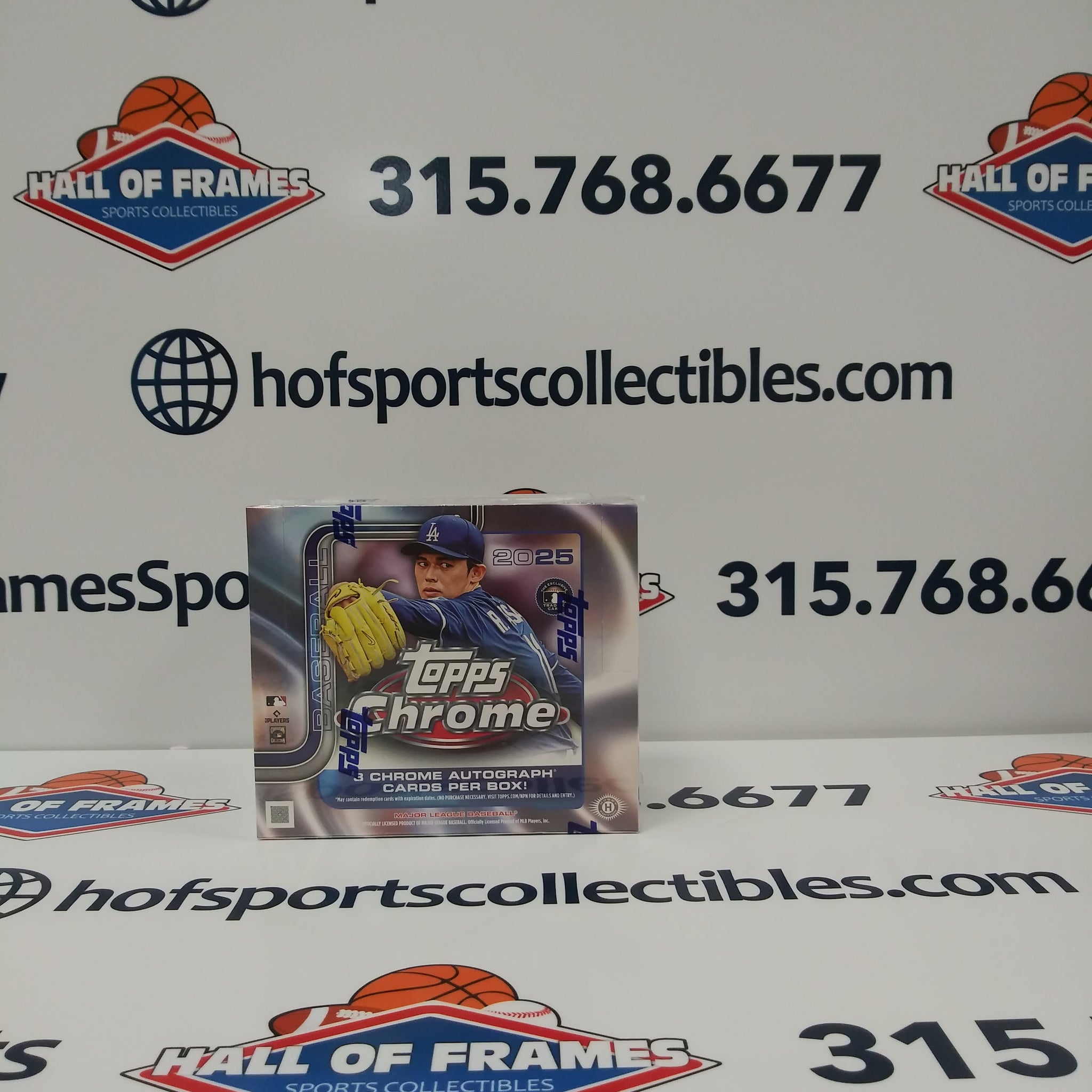 2025 TOPPS CHROME BASEBALL HOBBY JUMBO BOX! 3 AUTOGRAPHS!