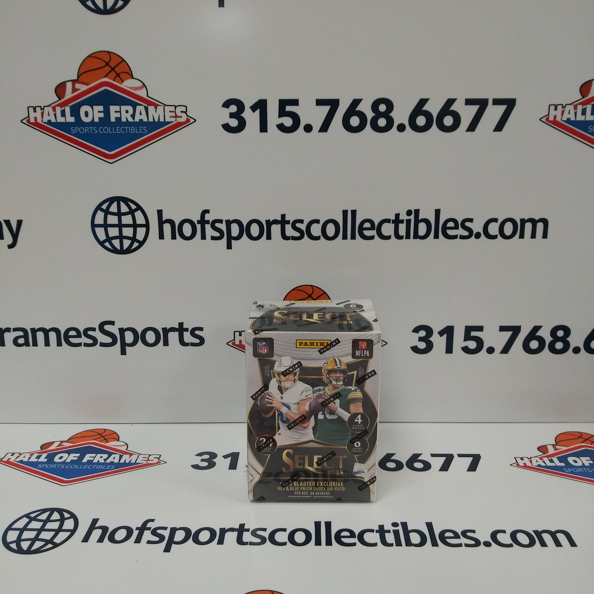 2024 PANINI SELECT FOOTBALL BLASTER BOX! RED & BLUE SHOCK DIE CUTS!