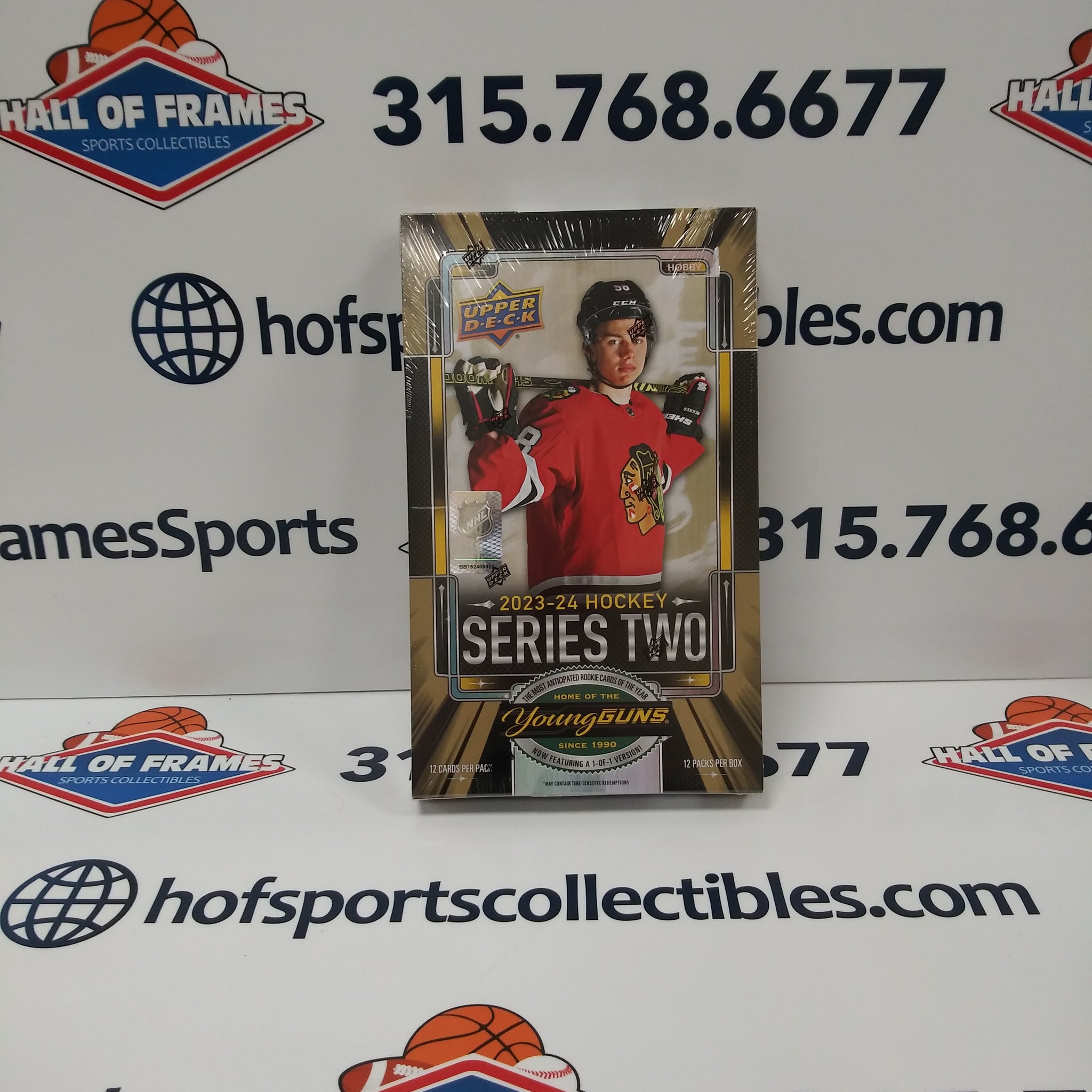 2023/24 UPPER DECK SERIES 2 HOCKEY HOBBY BOX! CONNOR BEDARD YOUNG GUNS!
