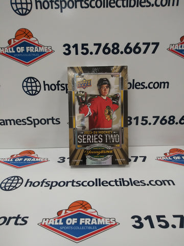 2023/24 UPPER DECK SERIES 2 HOCKEY HOBBY BOX! CONNOR BEDARD YOUNG GUNS!