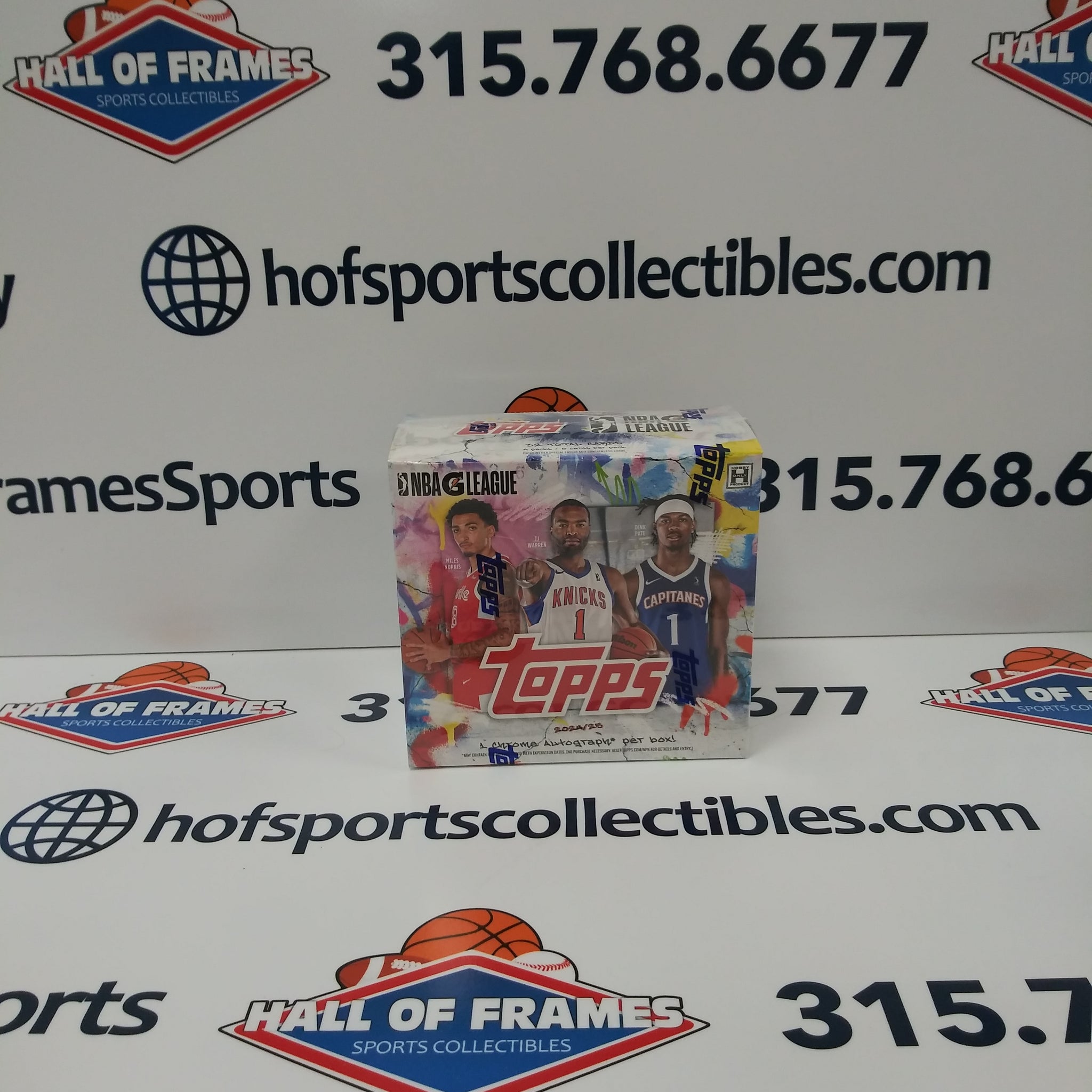 2024/25 TOPPS NBA G-LEAGUE BOX! 1 CHROME AUTO PER BOX!