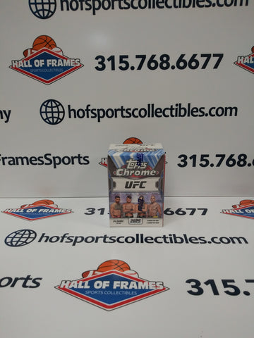 2025 TOPPS CHROME UFC BLASTER BOX! SEPIA PARALELLS!