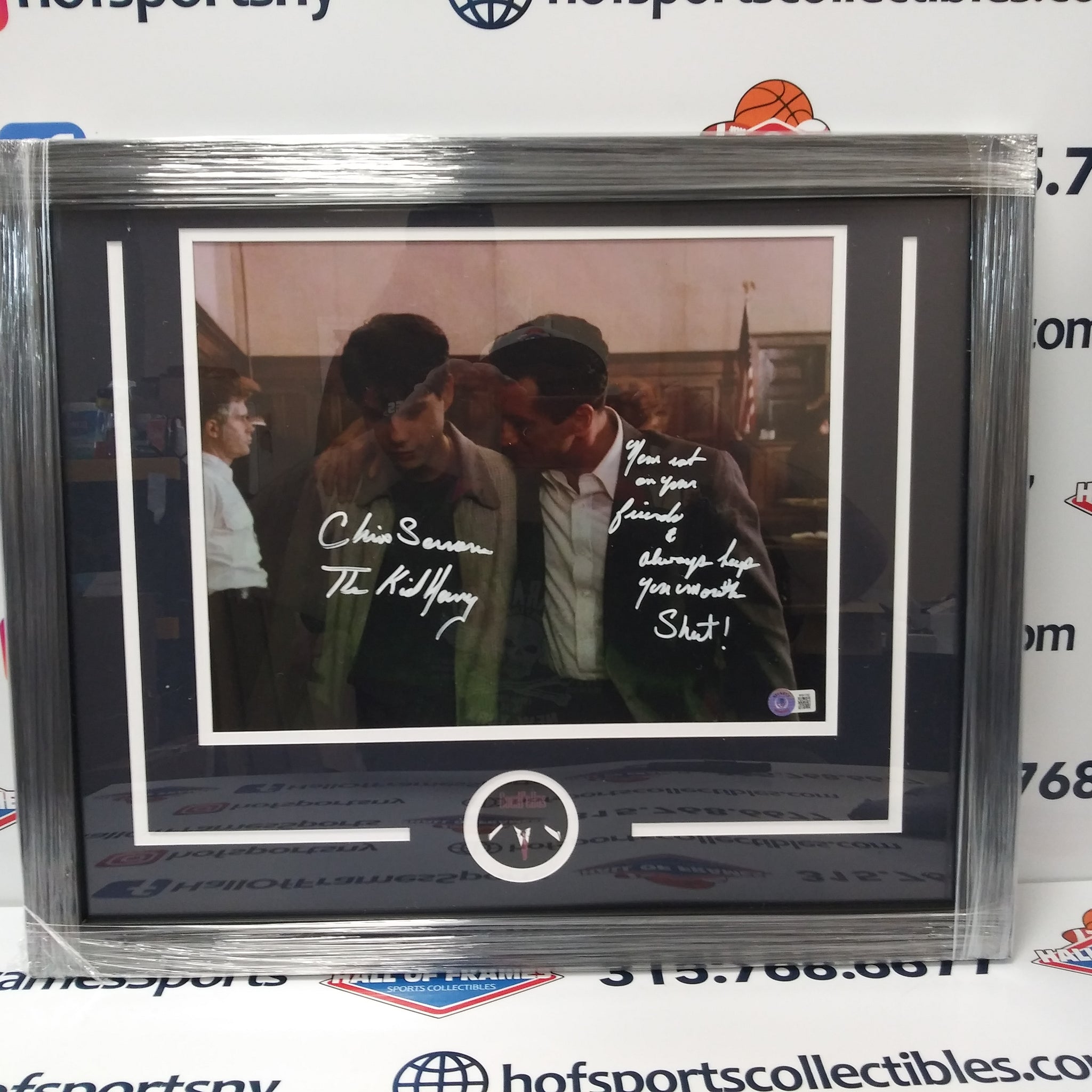 Chris Serrone "The Kid Henry" Signed FRAMED 11x14 Goodfellas Multi Inscription - BGS