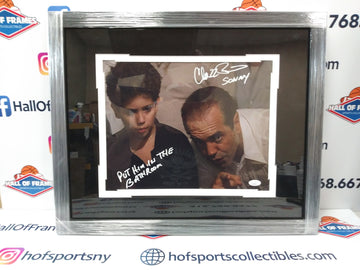 Chazz Palminteri SIGNED FRAMED BRONX TALE  11X14 