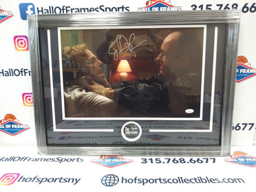 JOE PANTOLIANO SOPRANOS SIGNED FRAMED 11X17 RALPH CIFARETTO CHOKED - JSA