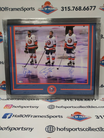 CASEY CIZIKAS MATT MARTIN CAL CLUTTERBUCK ISLANDERS 