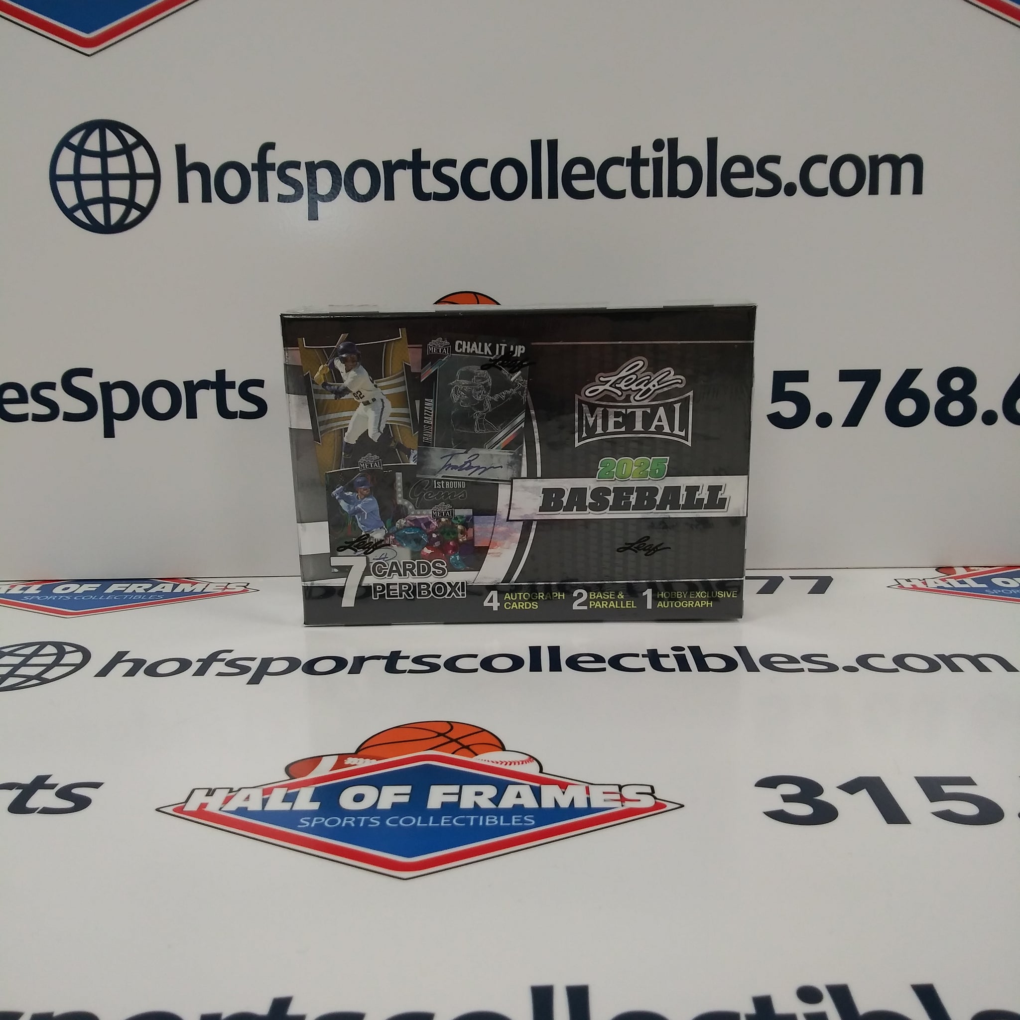 2025 LEAF METAL BASEBALL HOBBY BOX! 5 TOTAL AUTOS!