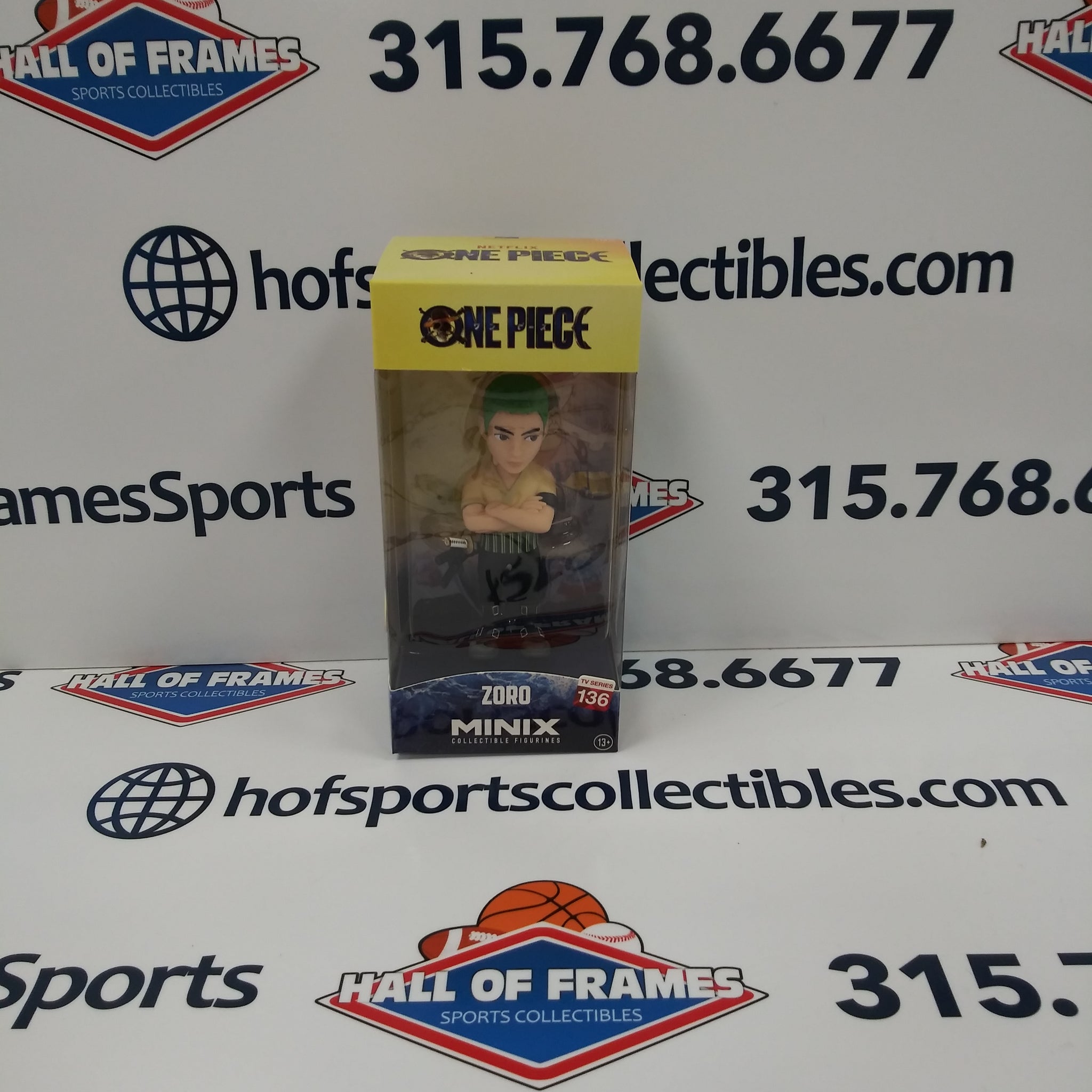 ZORO ONE PIECE MINIX COLLECTIBLE FIGURINES #136!