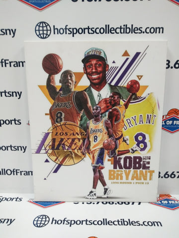 KOBE BRYANT LOS ANGELES LAKERS 16X20 CUSTOM CANVAS PRINT - READY TO HANG