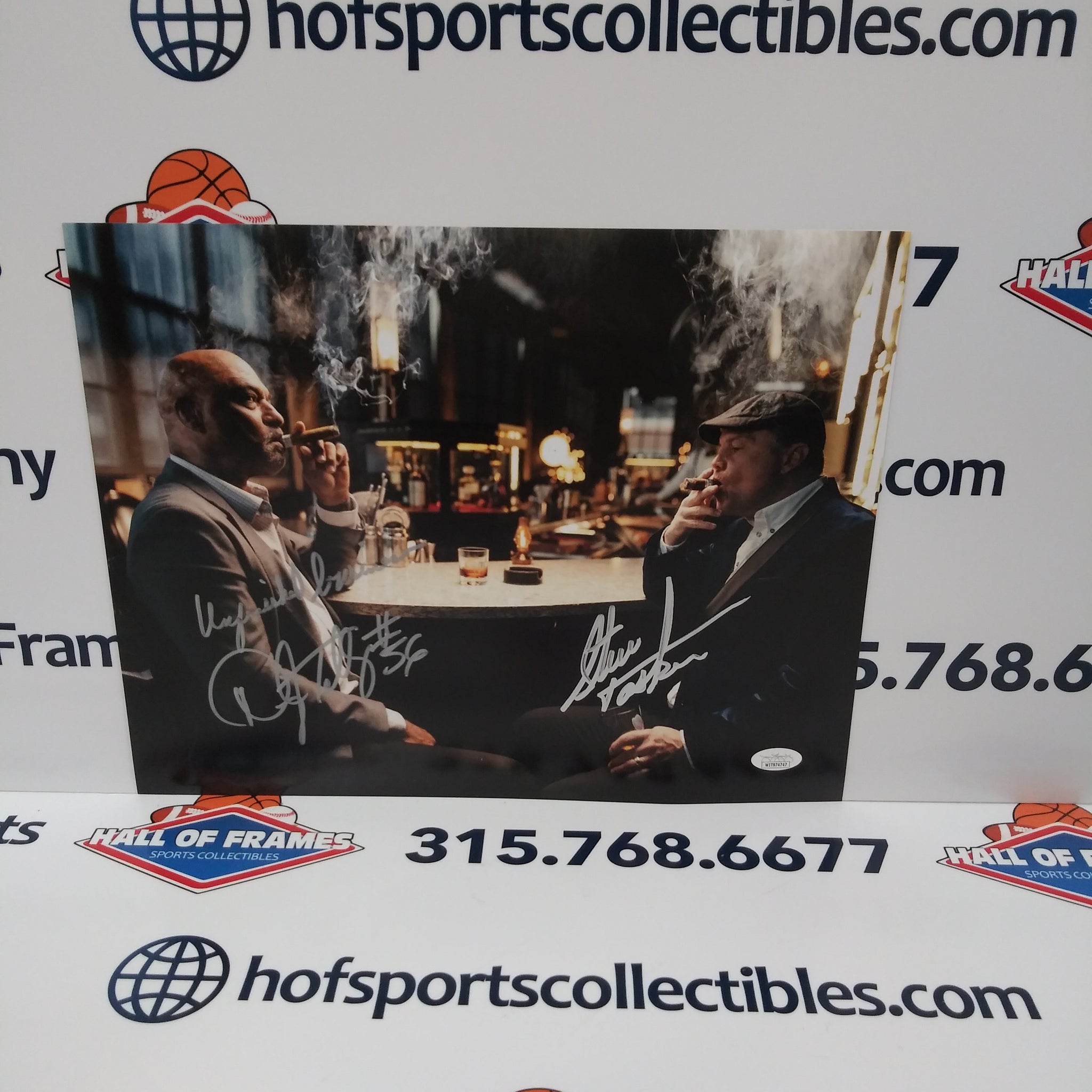 STEVE TASKER DARRYL TALLEY BUFFALO BILLS "CIGARS" SIGNED 11X14 JSA COA!